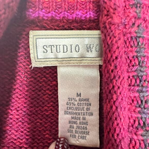 Ugly Christmas Sweater Singing Chihuahua LIGHTS UP Tinsel Party Winner Sz Medium - Picture 2 of 5